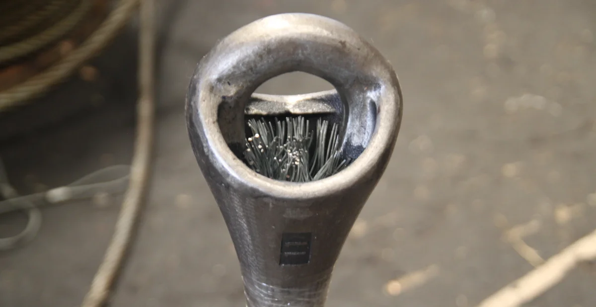 langkah langkah socketing pada wire rope